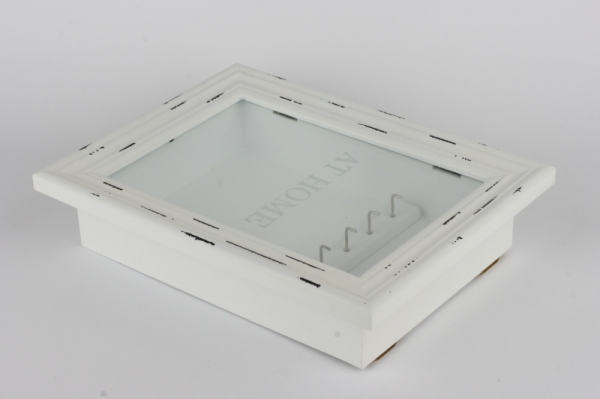 Nástěnná skříňka na klíče AT HOME 30x23x7cm