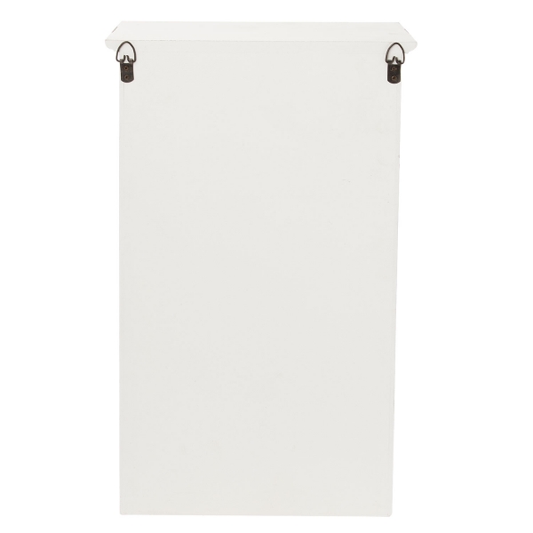 Nástěnná skříňka se 2 háčky 23x40x11cm