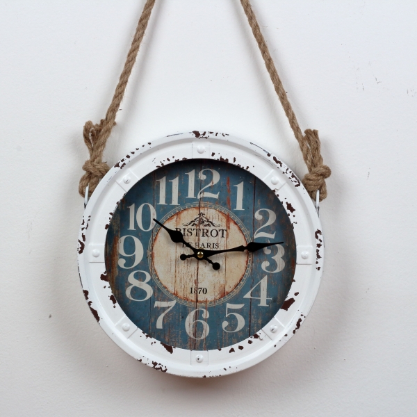 Nástěnné hodiny BISTROT DE PARIS 27,5x6cm