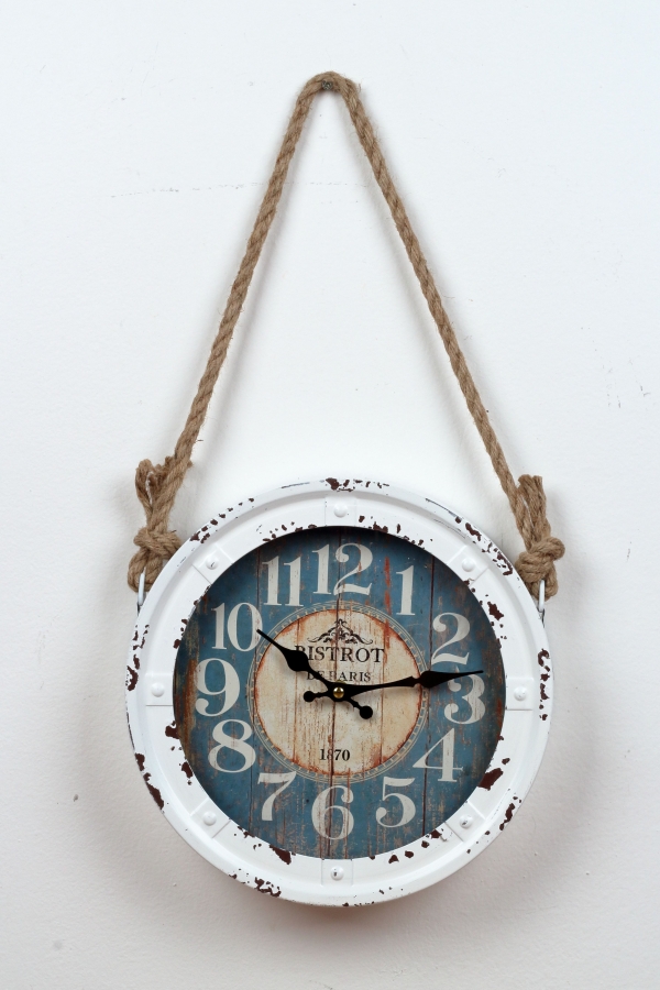 Nástěnné hodiny BISTROT DE PARIS 27,5x6cm