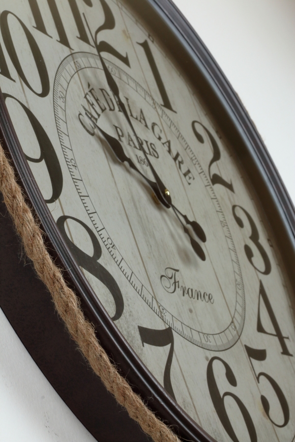 Nástěnné hodiny CAFE DE LA GARE  64x68cm