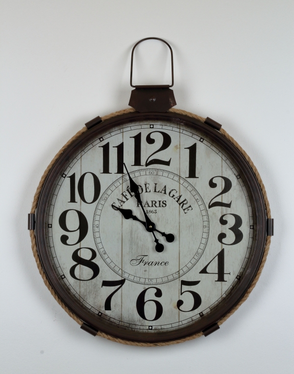 Nástěnné hodiny CAFE DE LA GARE  64x68cm
