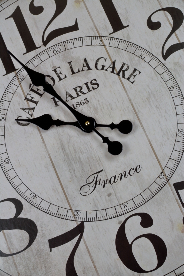 Nástěnné hodiny CAFE DE LA GARE  64x68cm