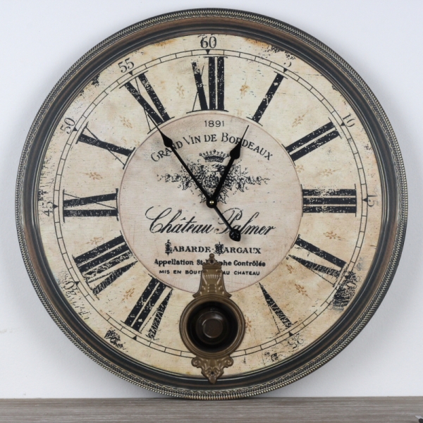 Nástěnné hodiny Chateau Palmer 58cm