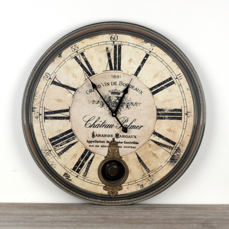 Nástěnné hodiny Chateau Palmer 58cm