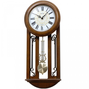 Nástěnné hodiny dřevěné 25,8x7,5x61,3cm