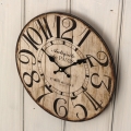 Nástěnné hodiny dřevěné 34cm