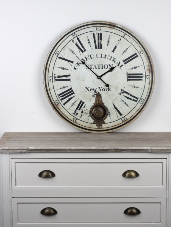 Nástěnné hodiny Grand Central Station 58cm