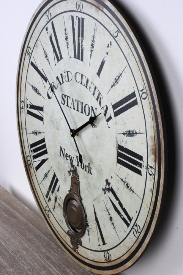 Nástěnné hodiny Grand Central Station 58cm