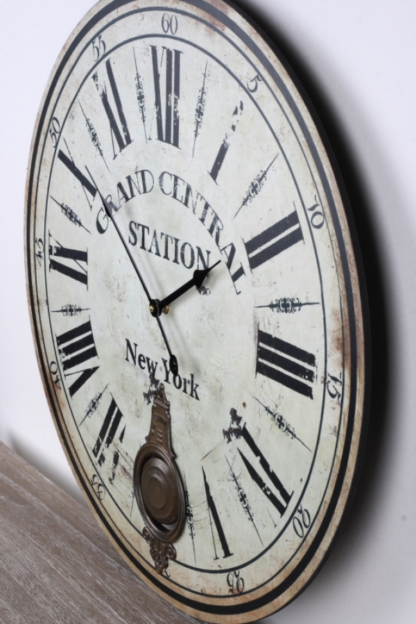 Nástěnné hodiny Grand Central Station 58cm