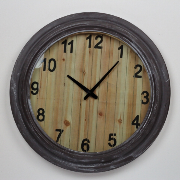 Nástěnné hodiny hnědé