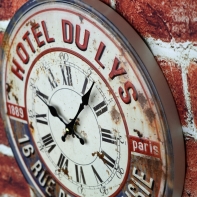 Nástěnné hodiny Hotel Du Lys 40cm