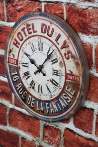 Nástěnné hodiny Hotel Du Lys 40cm