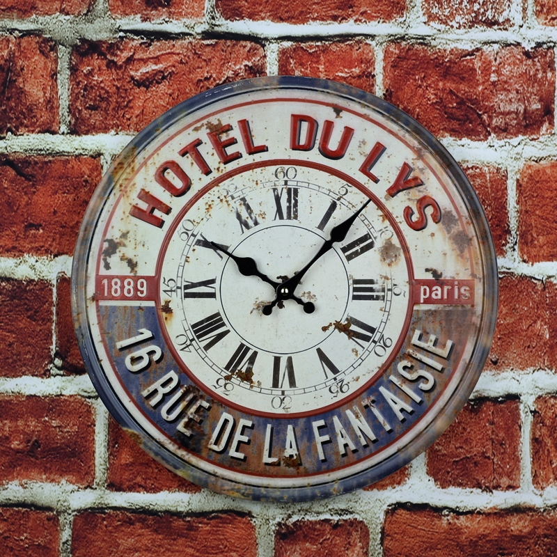 Nástěnné hodiny Hotel Du Lys 40cm