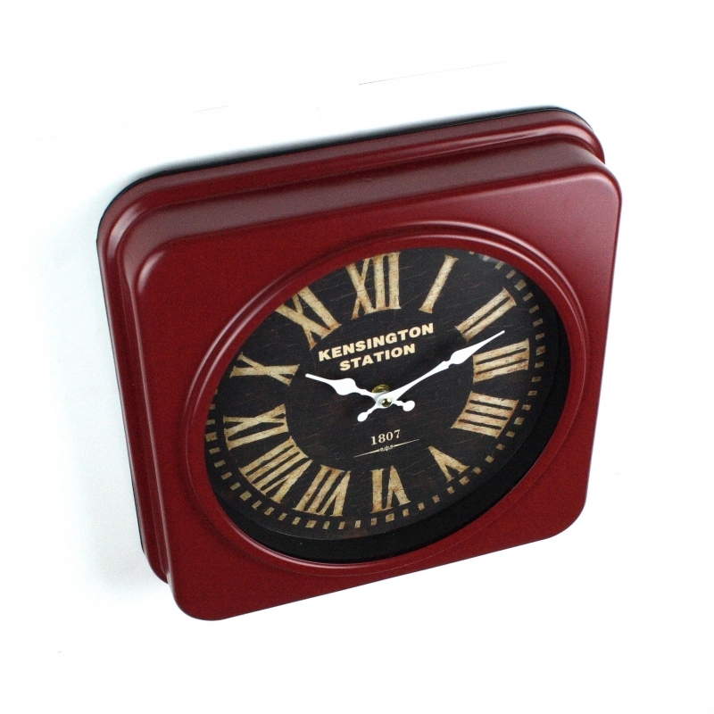 Nástěnné hodiny hranaté 35x35cm