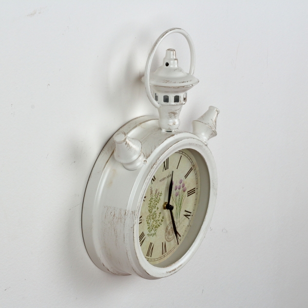 Nástěnné hodiny kovové 25x8x38cm