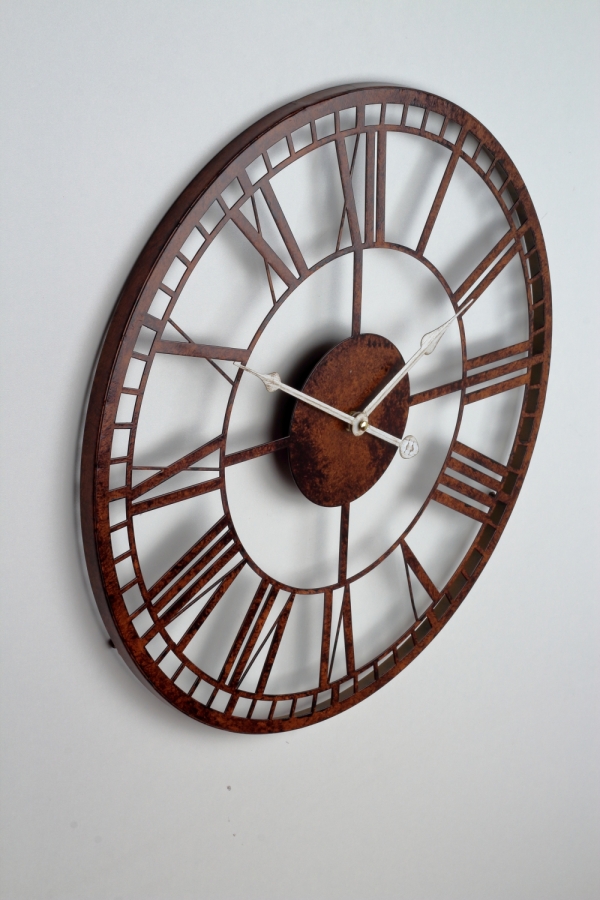 Nástěnné hodiny kovové Business 45cm