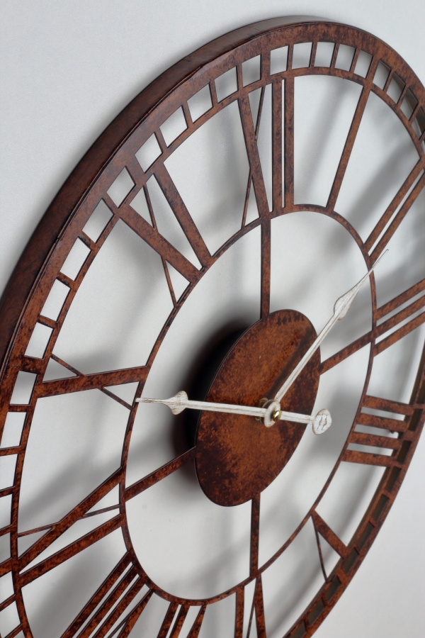 Nástěnné hodiny kovové Business 45cm