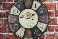 Nástěnné hodiny kovové s obručí Antiques 58cm