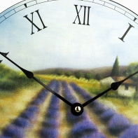 Nástěnné hodiny Lány levandule 30cm