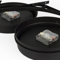 Nástěnné hodiny oboustranné Kensington station London 1879 35x38x9cm