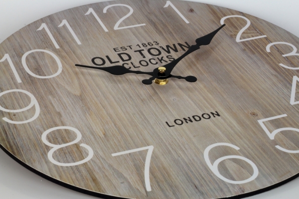Nástěnné hodiny OLD TOWN 34cm