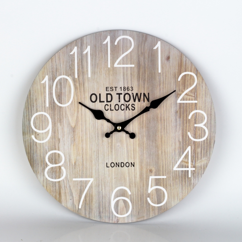 Nástěnné hodiny OLD TOWN 34cm