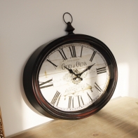 Nástěnné hodiny ovál Oliva 50cm