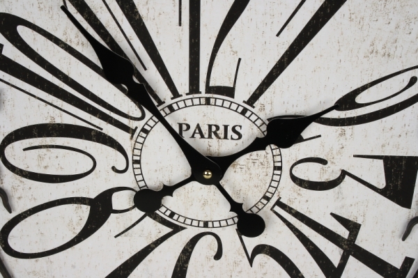 Nástěnné hodiny oválné Paris 60x45cm