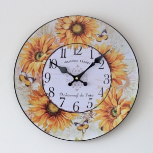 nástěnné hodiny retro venkov