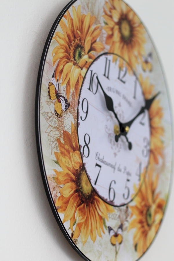 nástěnné hodiny retro venkov