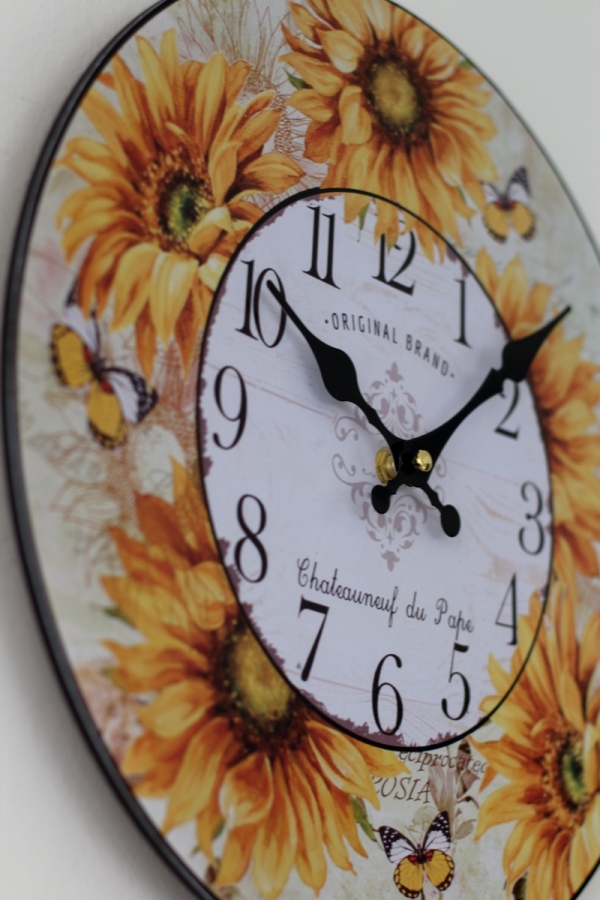 nástěnné hodiny retro venkov