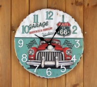 Nástěnné hodiny Route 66 průměr 34cm