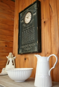 Nástěnné hodiny s kalendářem 40x60cm