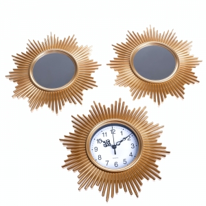 Nástěnné hodiny se zrcadly 24,5cm