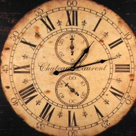 Nástěnné hodiny venkovský styl  60x60 cm