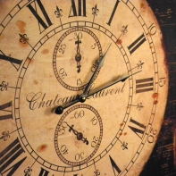 Nástěnné hodiny venkovský styl  60x60 cm