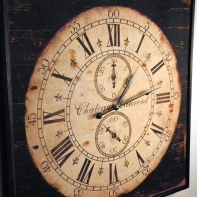 Nástěnné hodiny venkovský styl  60x60 cm