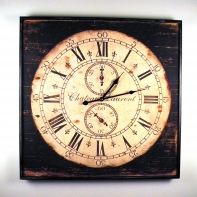 Nástěnné hodiny venkovský styl  60x60 cm