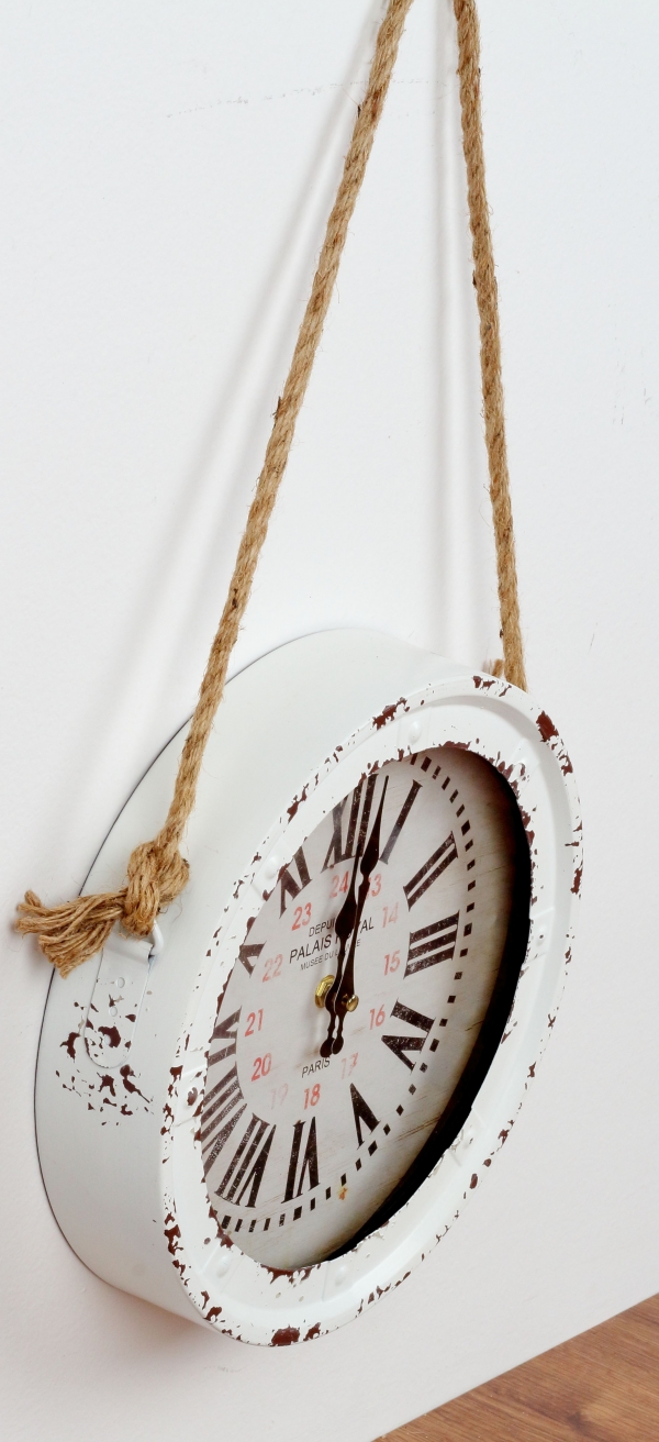 Nástěnné hodiny VINTAGE s provazem 27,5cm