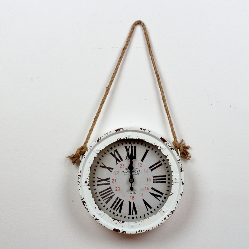 Nástěnné hodiny VINTAGE s provazem 27,5cm