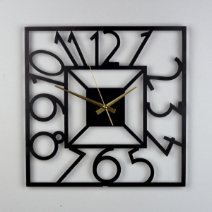 Nástěnné kovové hodiny 40cm