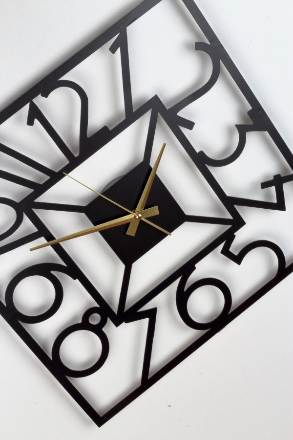 Nástěnné kovové hodiny 40cm