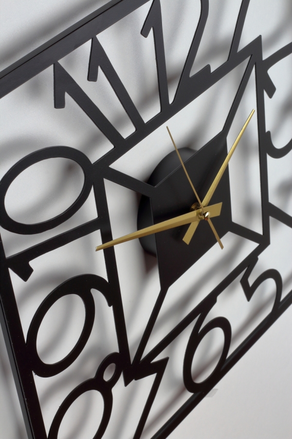 Nástěnné kovové hodiny 40cm