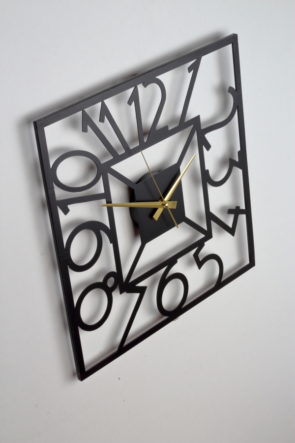 Nástěnné kovové hodiny 40cm