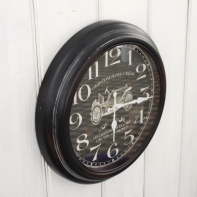 Nástěnné kovové hodiny Automobiles 37cm