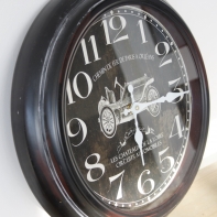 Nástěnné kovové hodiny Automobiles 37cm