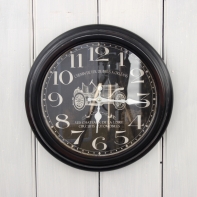 Nástěnné kovové hodiny Automobiles 37cm