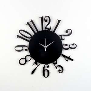 Nástěnné kovové hodiny bez rámu 40cm