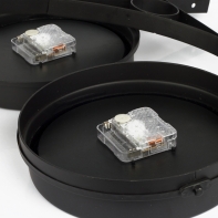 Nástěnné oboustranné hodiny Kensington Station London 1879 36x37x9cm